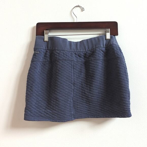 Columbia Mini Skirt Women's Sz Small Blue Quilted - Picture 4 of 5